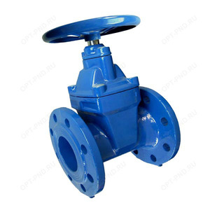 Задвижка с обрезиненным клином 30ч39р Ду100 Ру16